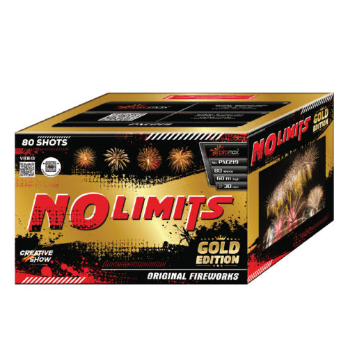 PXC_219 NO LIMITS GOLD FIREWORKS PYROMANIAX