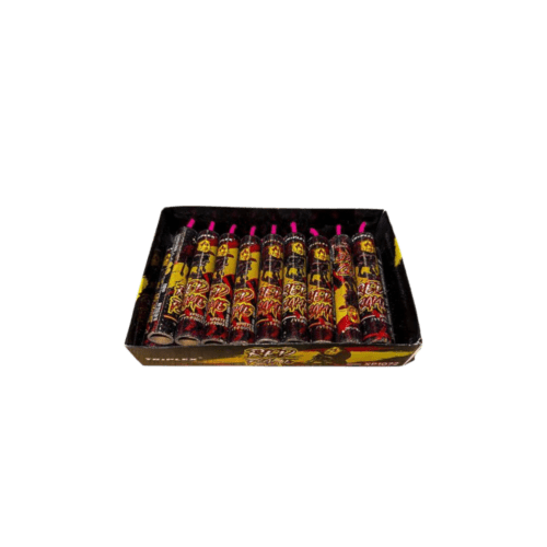 XP1072 P1 RED FLAME FIRECRACKERS BANKERS PYROMANIAX