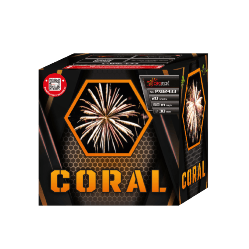 PXB_2433 CORAL FIREWORKS PYROMANIAX
