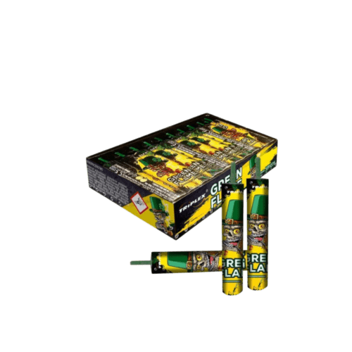 XP1075 GREEN FLAME FIRECRACKERS PYROMANIAX