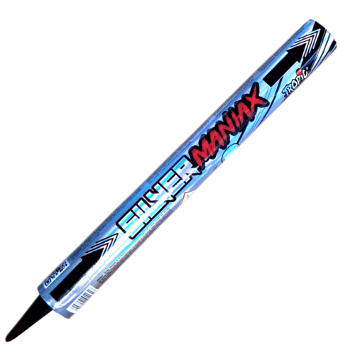 TG378 SILVER MANIAX GATLING ROMAN CANDLE PYROMANIAX