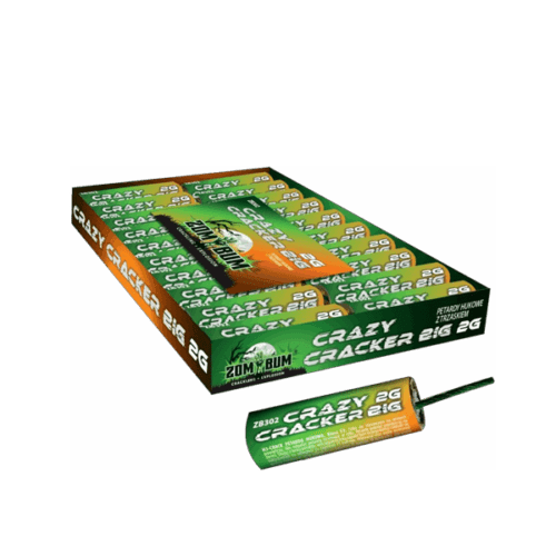 ZB302 CRAZY CRACKER FIRECRACKERS BANGERS PYROMANIAX