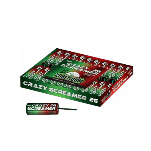 ZB307 CRAZY SCREAMER FIRECRACKERS 2g BANGERS PYROMANIAX