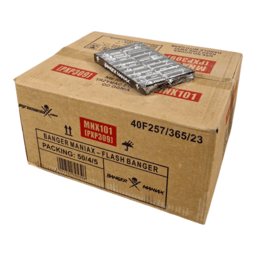 MNX101 BANGER MANIAX FIRECRACKERS BANGERS FULL BOX PYROMANIAX