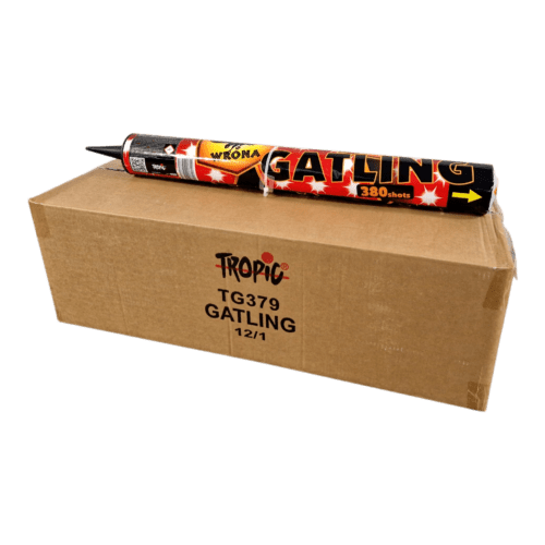 TG379 WRONA GATLING ROMAN CANDLES FULL BOX PYROMANIAX