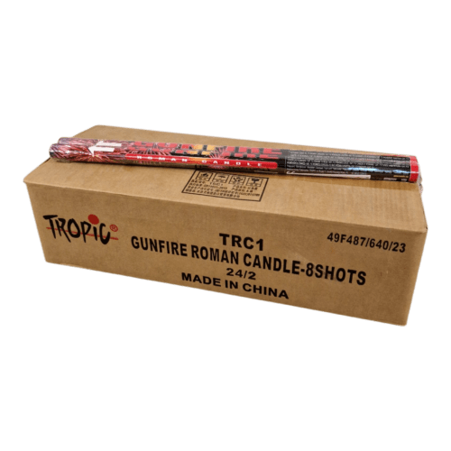 TRC1 ROMAN CANDLES FULL BOX PYROMANIAX