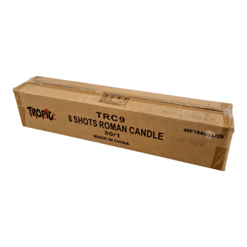 TRC9 ONE BY ONE ROMAN CANDLES FULL BOX PYROMANIAX