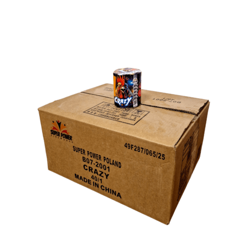 B07 2001 CRAZY FIREWORKS FULL BOX PYROMANIAX
