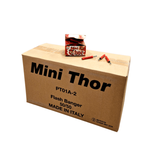 PT01A-2 MINI THOR BANGERS FIRECRACKERS FULL BOX PYROMANIAX
