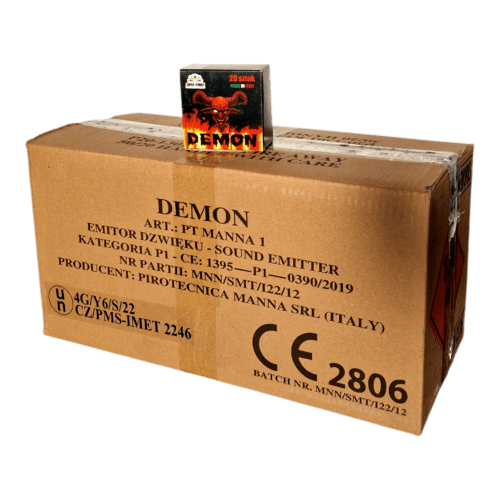 PT1 MANNA DEMON FIRECRACKERS BANGERS FULL BOC PYROMANIAX
