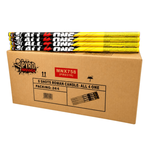 MNX758 ALL4ONE ROMAN CANDLES PYROMANIAX FULL BOX