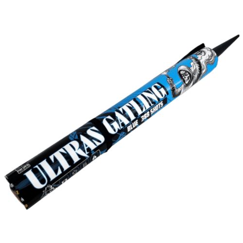 ULTRAS-GATLING-BLUE-388-STRZALOW-10-MM-PC2G2B-PYROCARTEL-PYROMANIAX ROMAN CANDLES