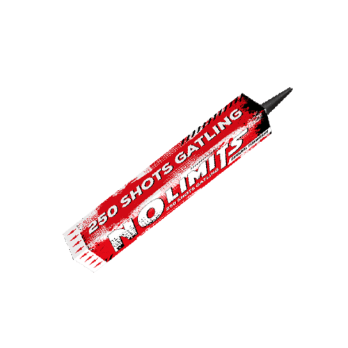 PXO_228_NO LIMITS GATLING 250 Roman Candle PYROMANIAX