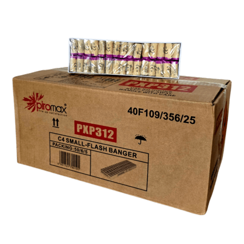 PXP312 C4 SMALL FLASH BANGER Firecrackers Full Box PYROMANIAX